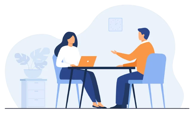 job interview conversation