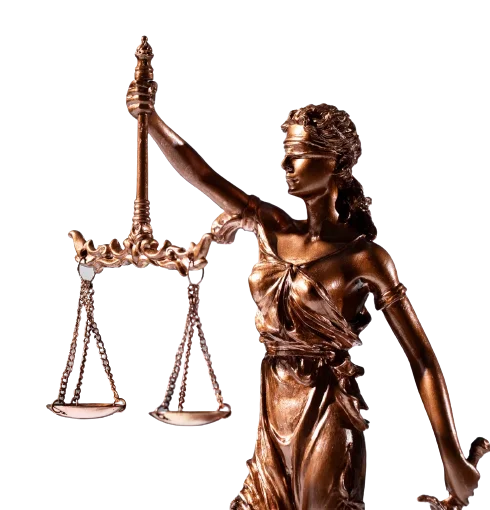 still life with the scales of justice
